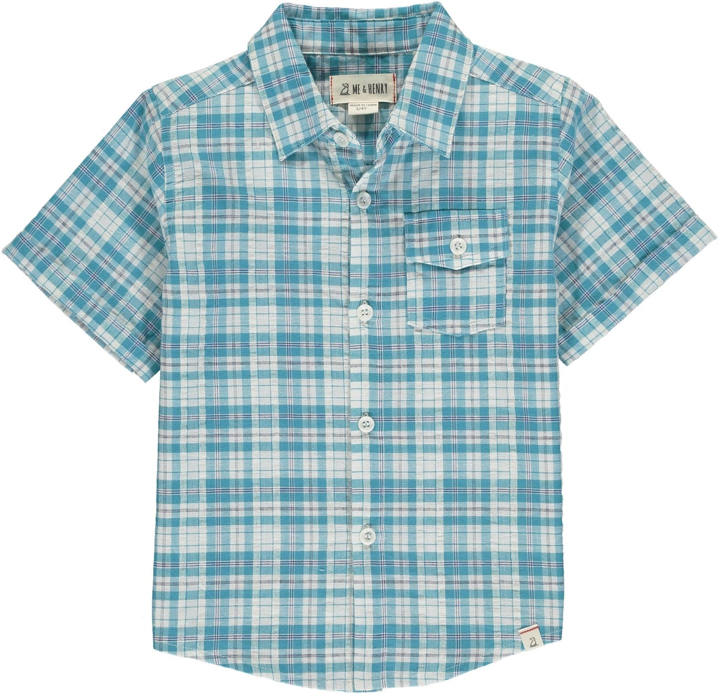 Plaid Short Sleeve Shirt - Magnolia BabyShirt