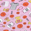Playing Hoops Pink Printed Converter - Magnolia BabyConverter Gown