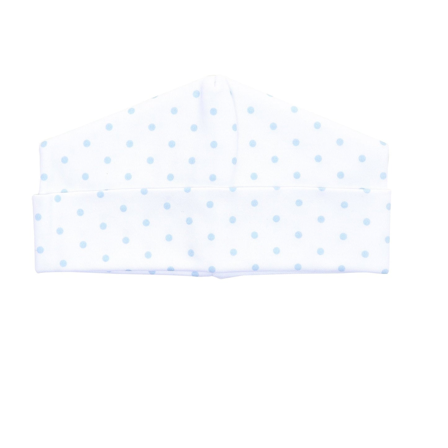 Polka Dot Hat in Light Blue - Magnolia BabyHat