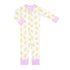 Precious Ducklings Zip Pajamas - Pink - Magnolia BabyZipper Pajamas
