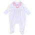 Precious Pumpkins Collared Footie - Pink - Magnolia BabyFootie