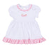 Precious Pumpkins Embroidered Short Sleeve Dress - Pink - Magnolia BabyDress