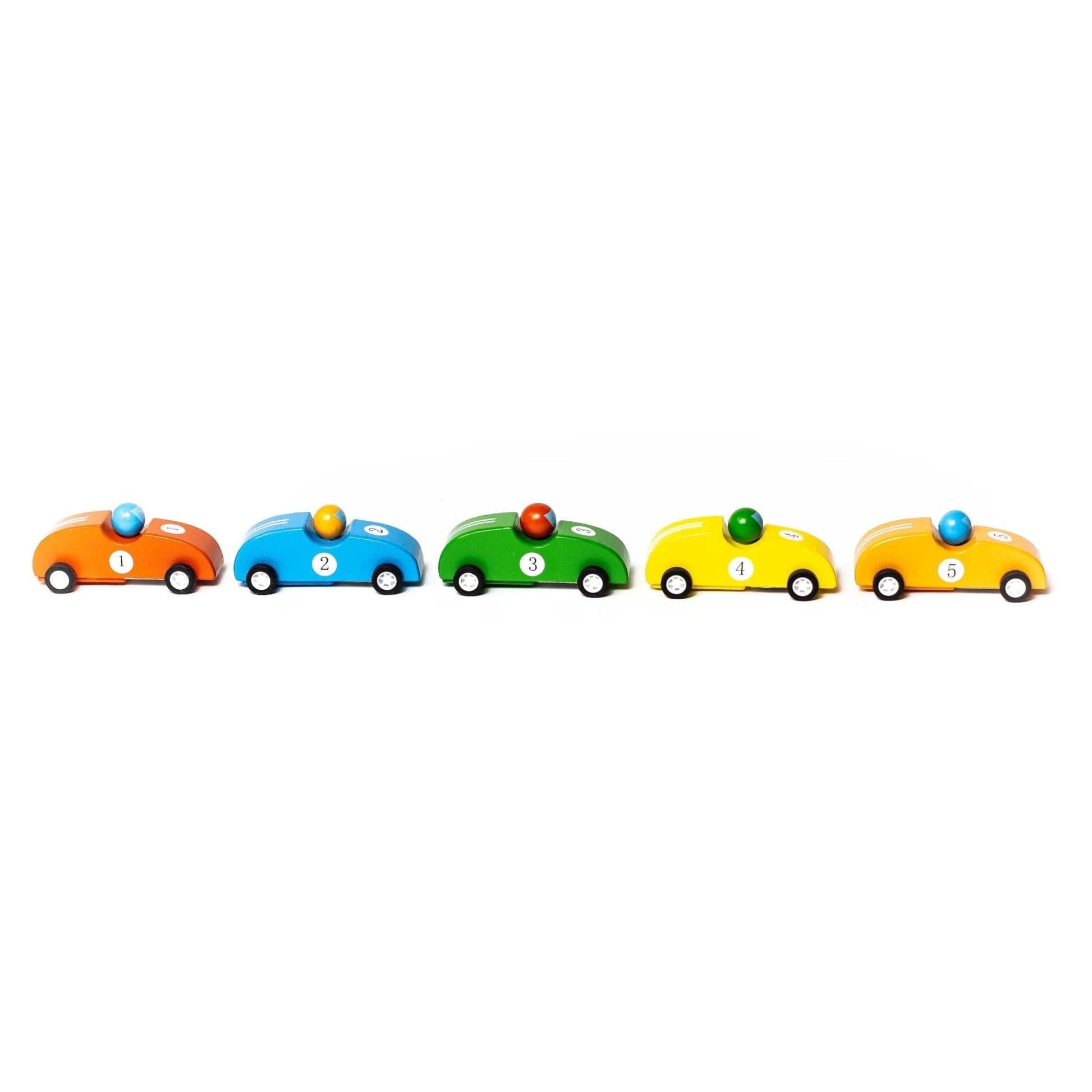 Pull Back Race Cars - Magnolia BabyWooden Toy