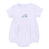 Pumpkin Patch Fun Embroidered Short Sleeve Bubble - Light Blue - Magnolia BabyBubble