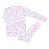 Putting Around Long Pajamas - Pink - Magnolia BabyLong Pajamas