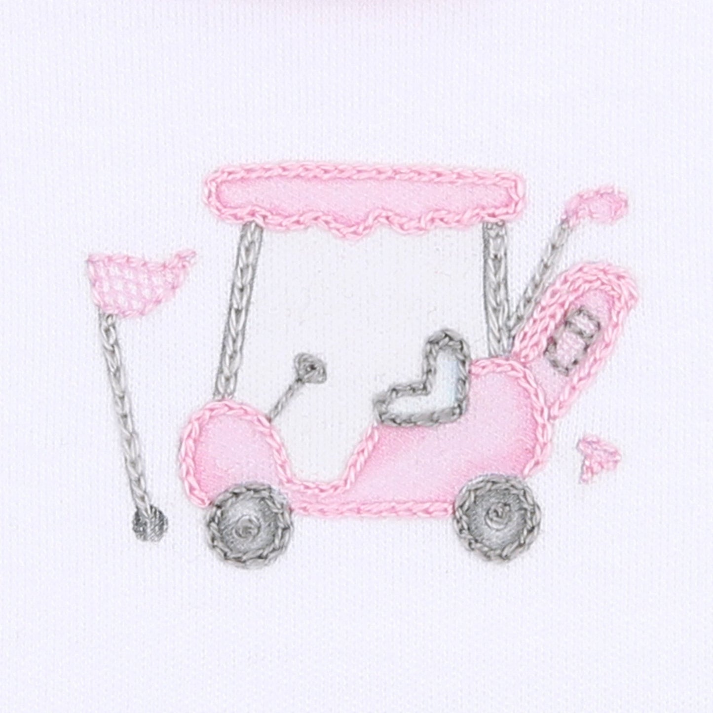 Putting Around Pink Embroidered Converter - Magnolia BabyConverter Gown