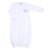 Putting Around Pink Embroidered Converter - Magnolia BabyConverter Gown