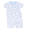 Putting Around Short Pajamas - Blue - Magnolia BabyShort Pajamas