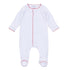Red and White Essentials Footie - Magnolia BabyFootie
