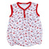 Red, White & Blue! Print Front Snap Sleeveless Bubble - Magnolia BabyBubble