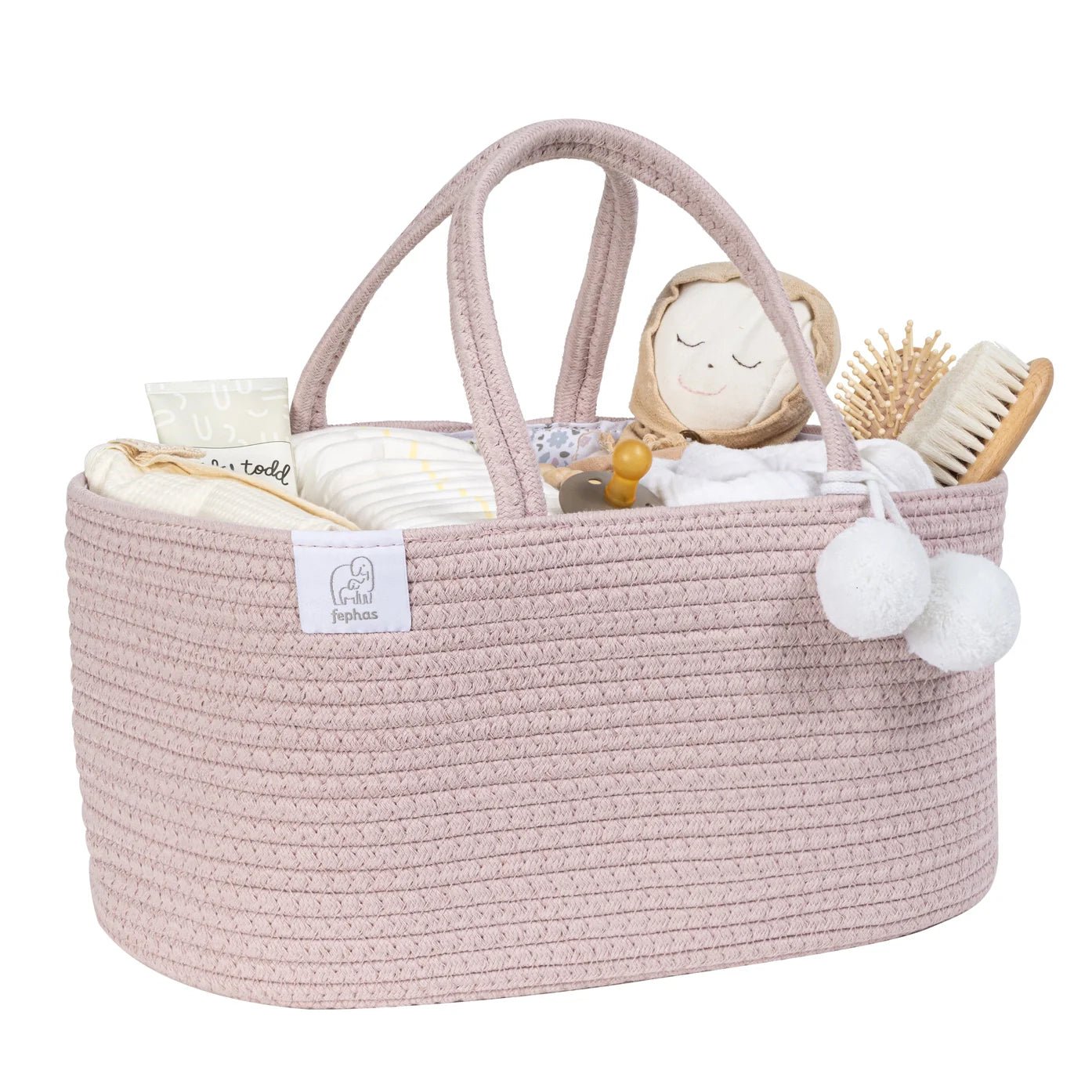 Rope Diaper Caddy - Rustic Pink - Magnolia BabyDiaper Bag