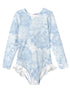 Rose Long Sleeve Swimsuit - Magnolia BabySwimwear