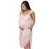 Ruffle Strap Labor, Delivery & Nursing Gown - Pink Hydrangea - Magnolia BabyMaternity