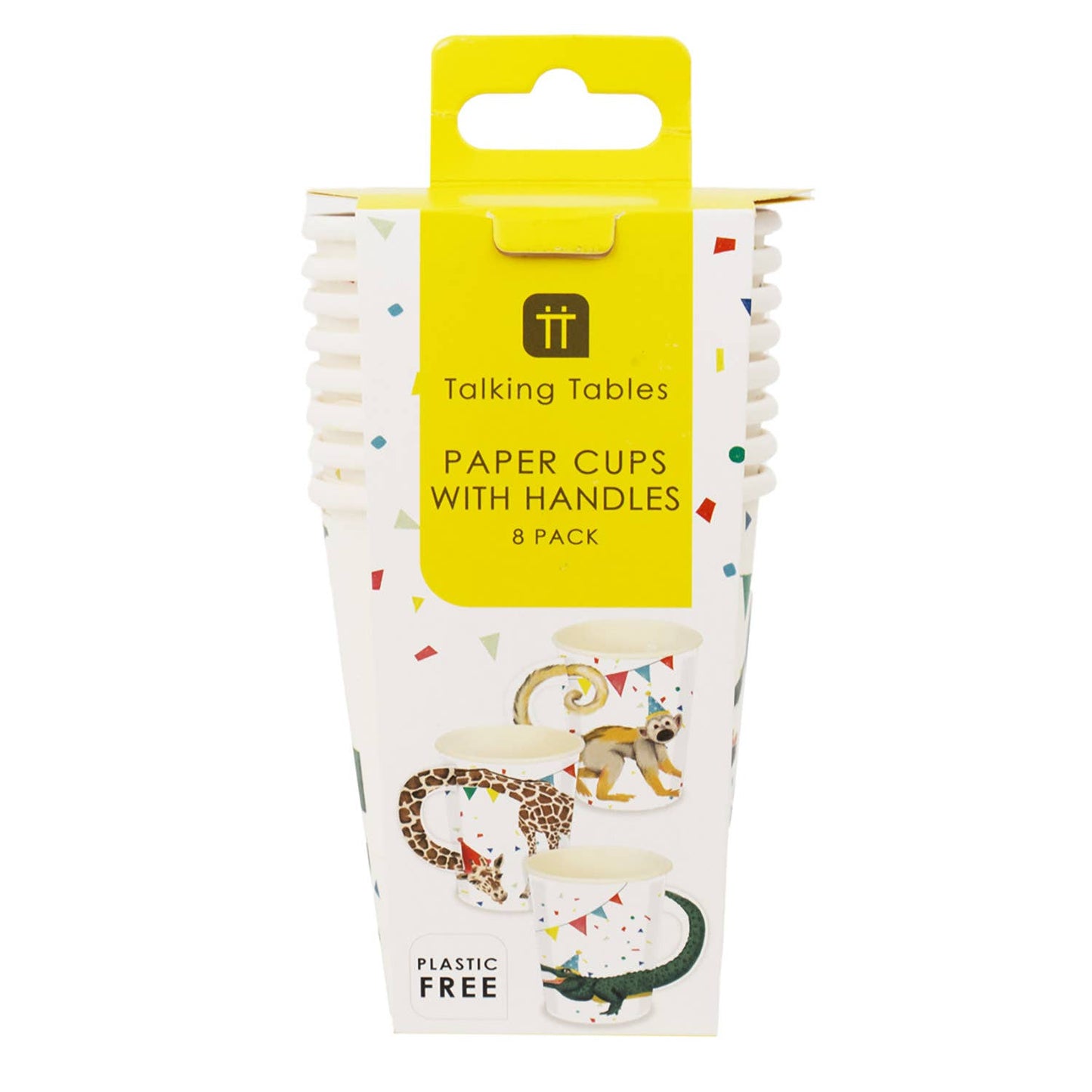 Safari Animal Paper Cups - 8 Pack - Magnolia BabyParty Supplies