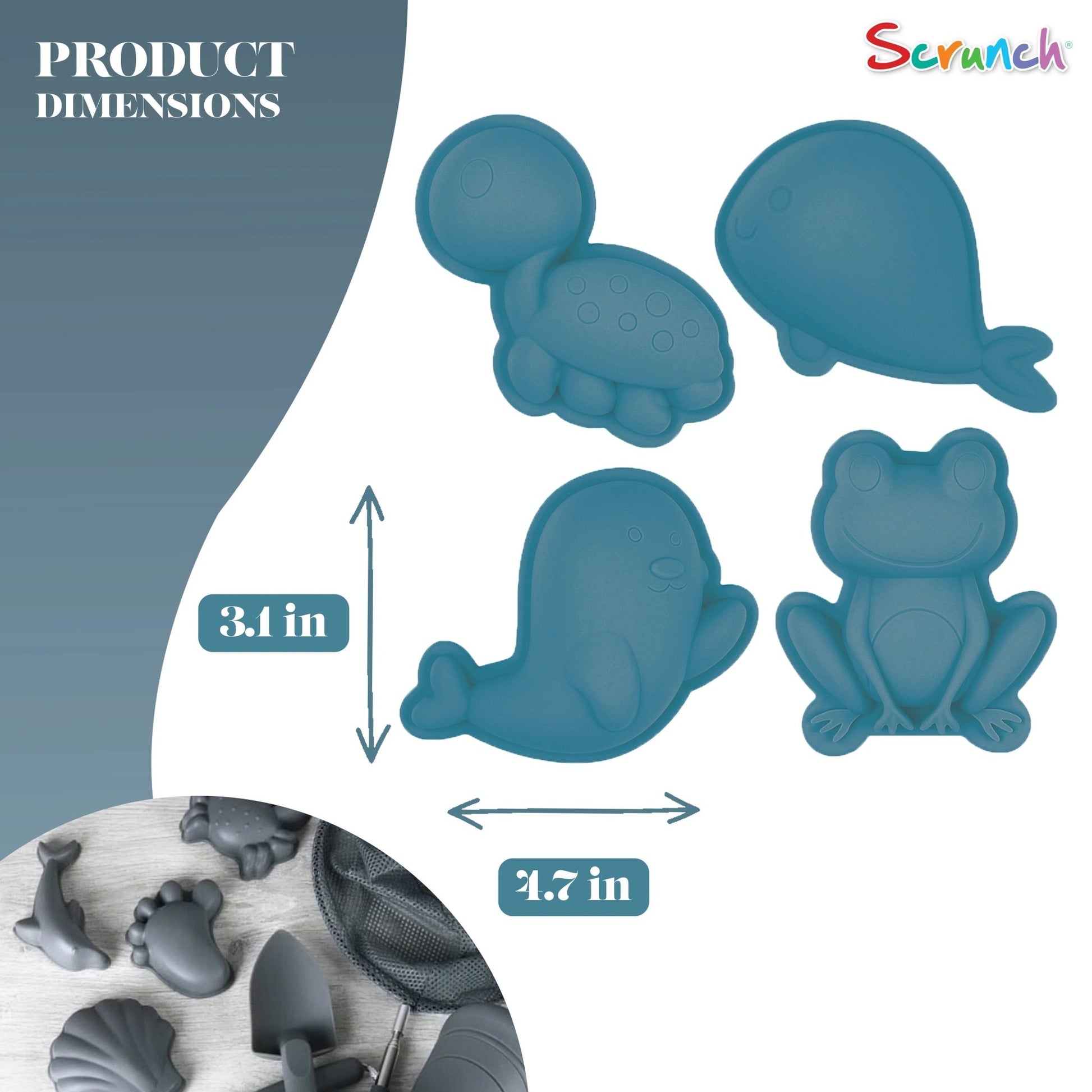 Sand Mold Beach Toys - Marine Blue - Magnolia BabyBeach Toys