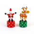 Santa & Reindeer Christmas Push Puppets - Magnolia BabyWooden Toy