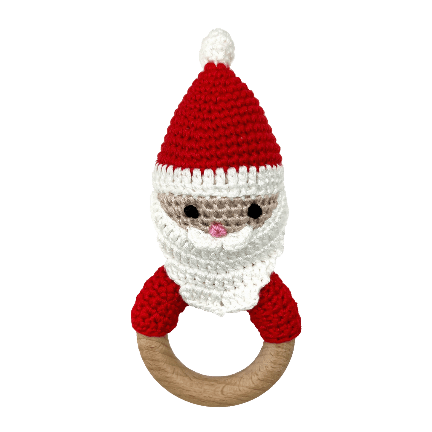 Santa Teething Rattle - Magnolia BabyRattle
