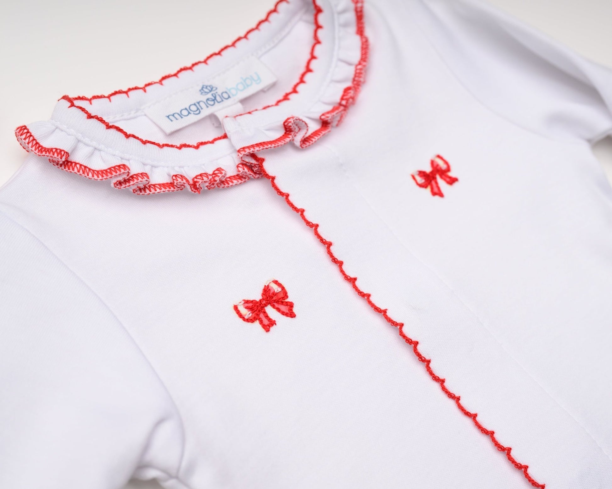 Scarlett Bows Christmas Footie Gift Set - Magnolia BabyGift Set