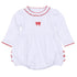 Scarlett Bows Embroidered Long Sleeve Bubble - Magnolia BabyBubble