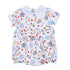 School Day Sweetness Collared Short Sleeve Bubble - Light Blue - Magnolia BabyBubble
