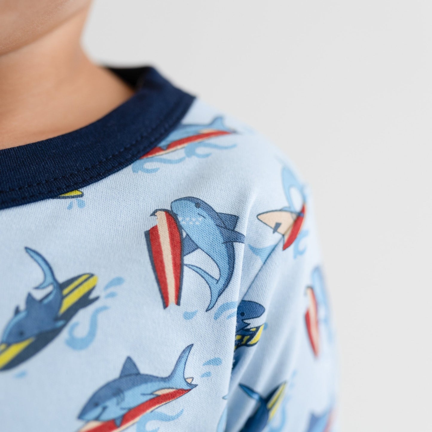 Sharkie the Surfer Toddler Long Pajama - Magnolia BabyLong Pajamas