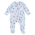 Ski Buddies Zip Footie - Light Blue - Magnolia BabyFootie