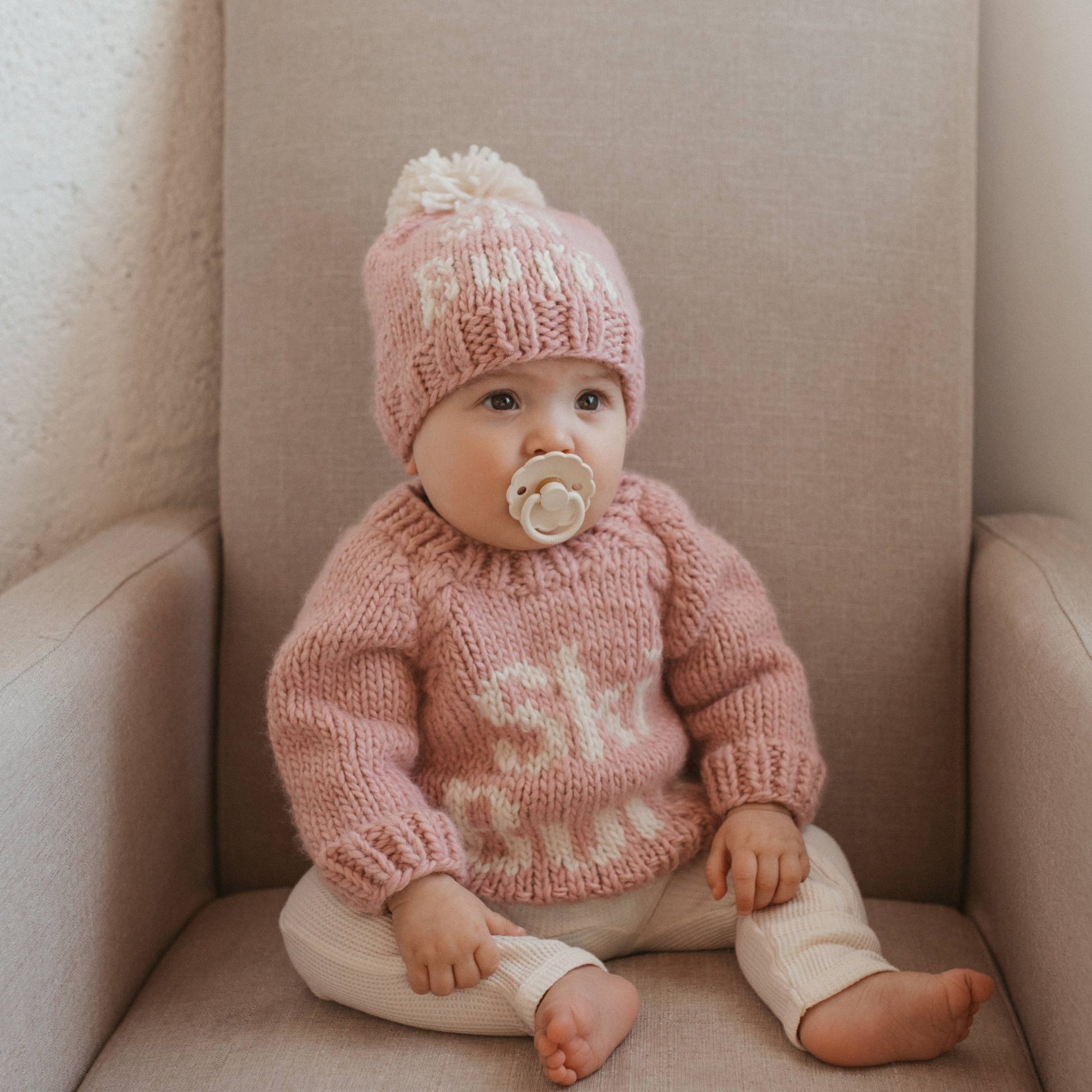 Ski Bum Sweater - Rosy - Magnolia BabySweater