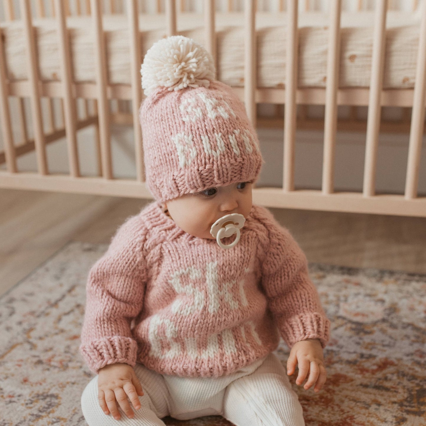 Ski Bum Sweater - Rosy - Magnolia BabySweater