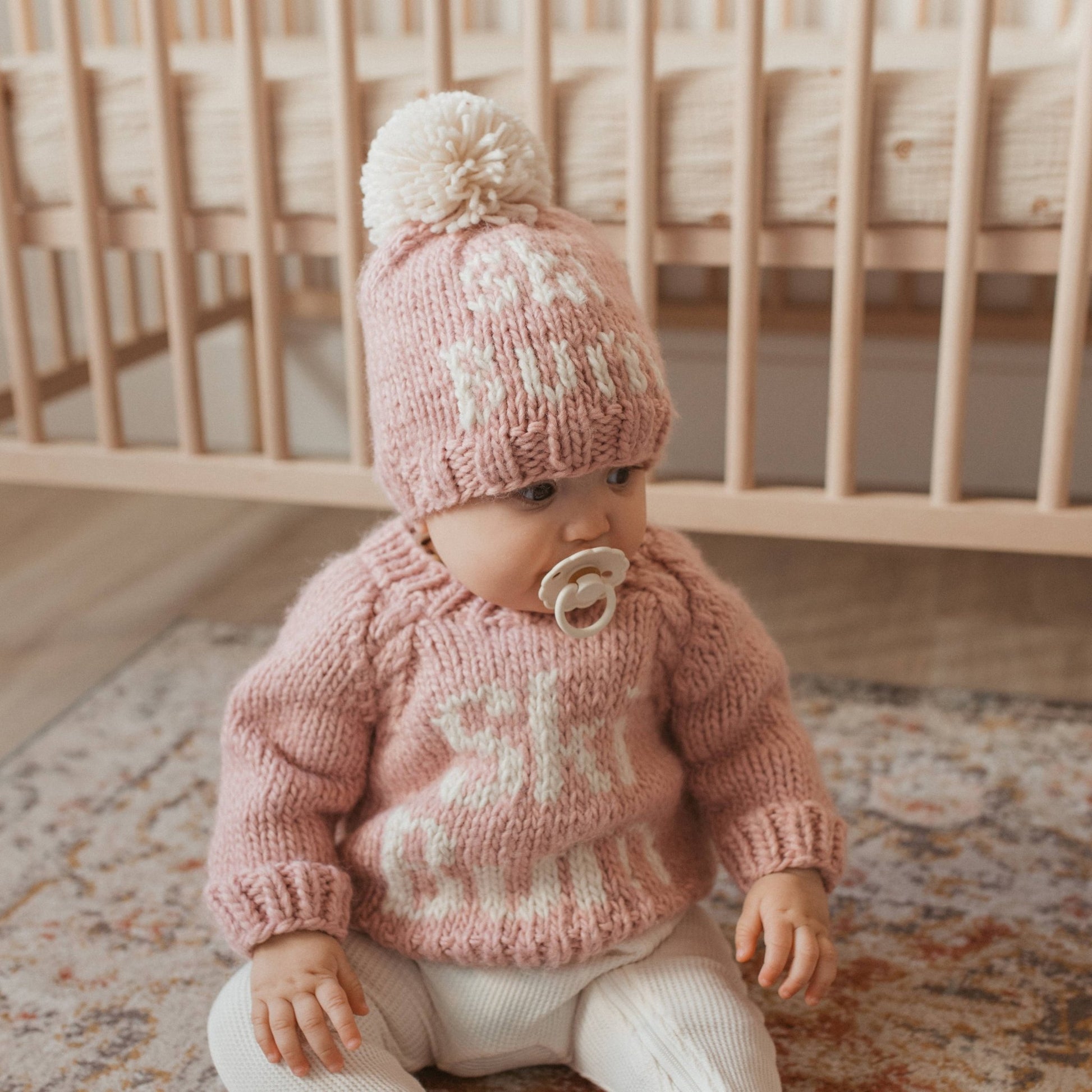 Ski Bum Sweater - Rosy - Magnolia BabySweater
