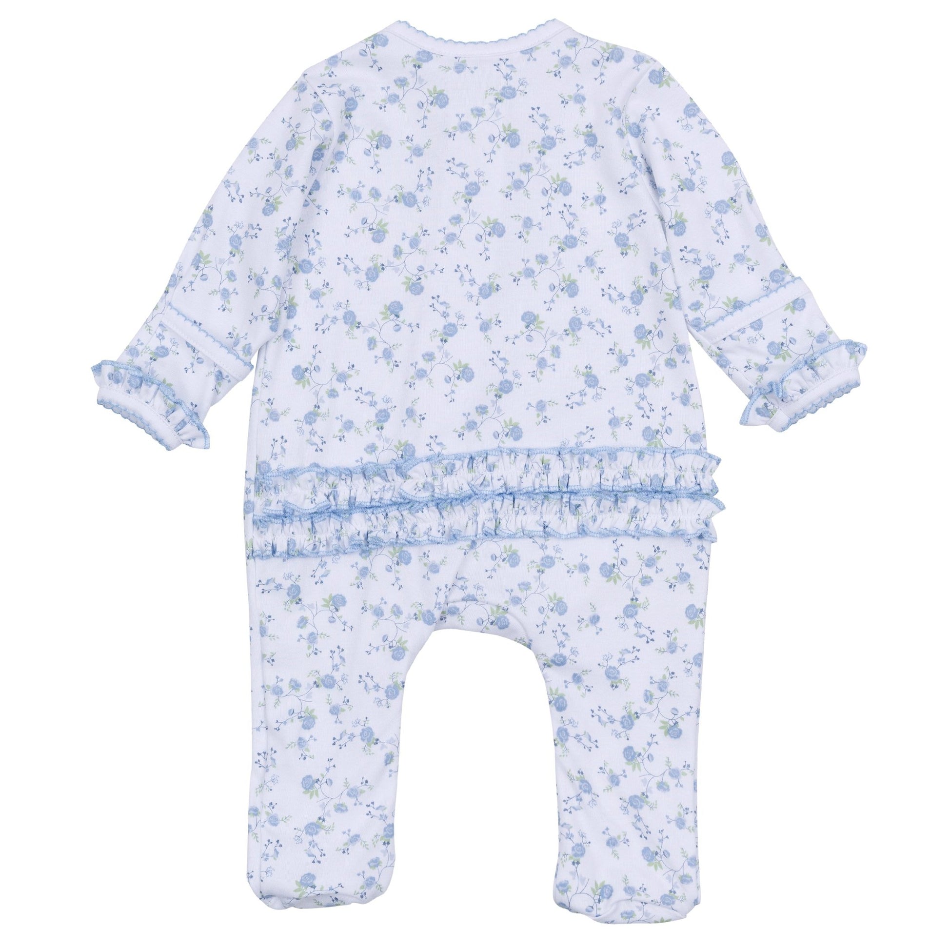 Skylar's Classics Print Zip Footie - Magnolia BabyFootie
