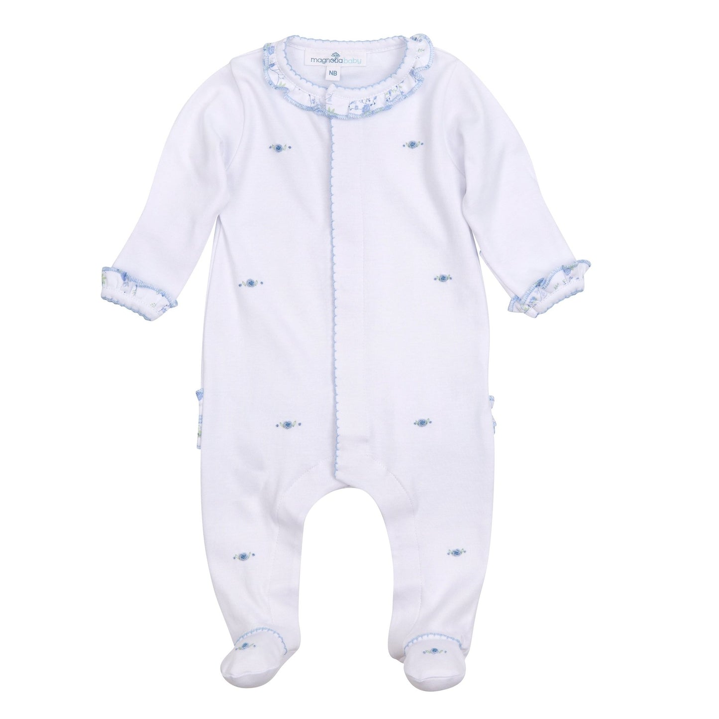 Skylar's Classics Scattered Footie - Magnolia BabyFootie