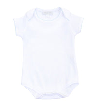  Solid Essentials White Blue Bodysuit - Magnolia BabyBodysuit