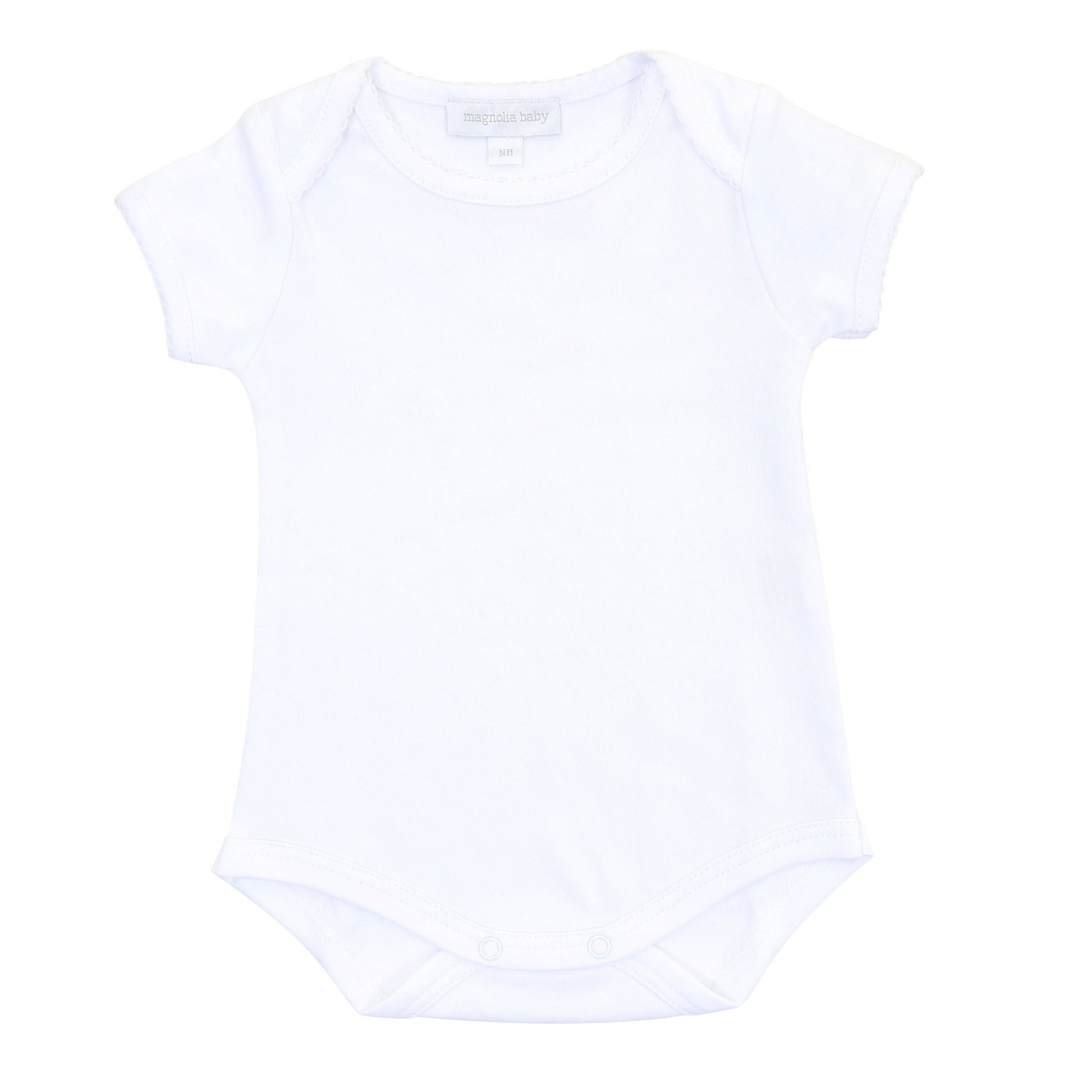 Solid Essentials White Bodysuit - Magnolia BabyBodysuit