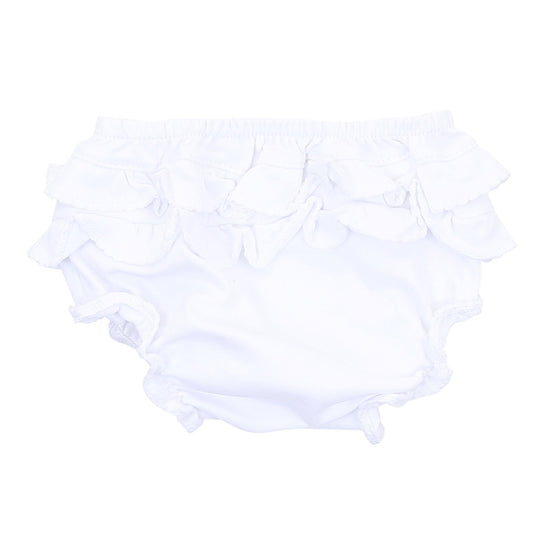 Solid Essentials White Diaper Cover - Magnolia BabyDiaper Cover