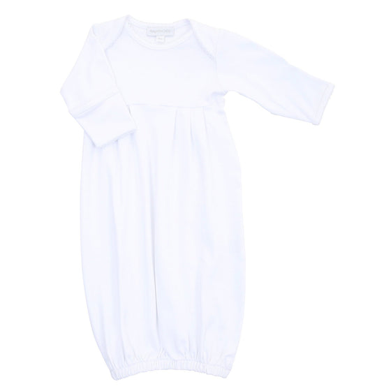 Solid Essentials White Gown - Magnolia BabyGown
