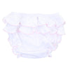 Solid Essentials White Pink Diaper Cover - Magnolia BabyDiaper Cover