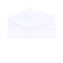  Solid Essentials White Pink Hat - Magnolia BabyHat
