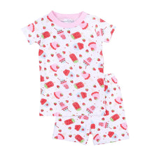  Strawberry Treats Big Kid Short Pajamas - Magnolia BabyShort Pajamas