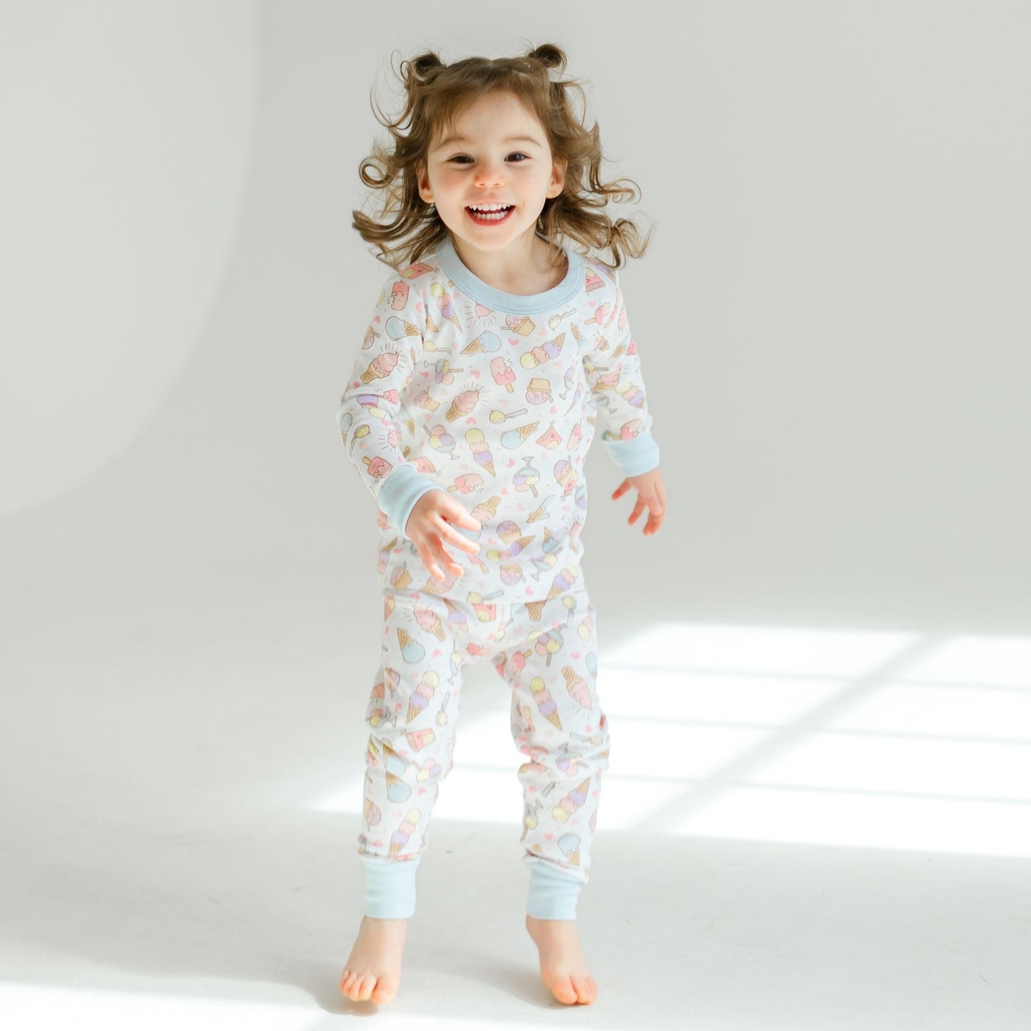 Sundae Funday Long Pajamas - Magnolia BabyLong Pajamas