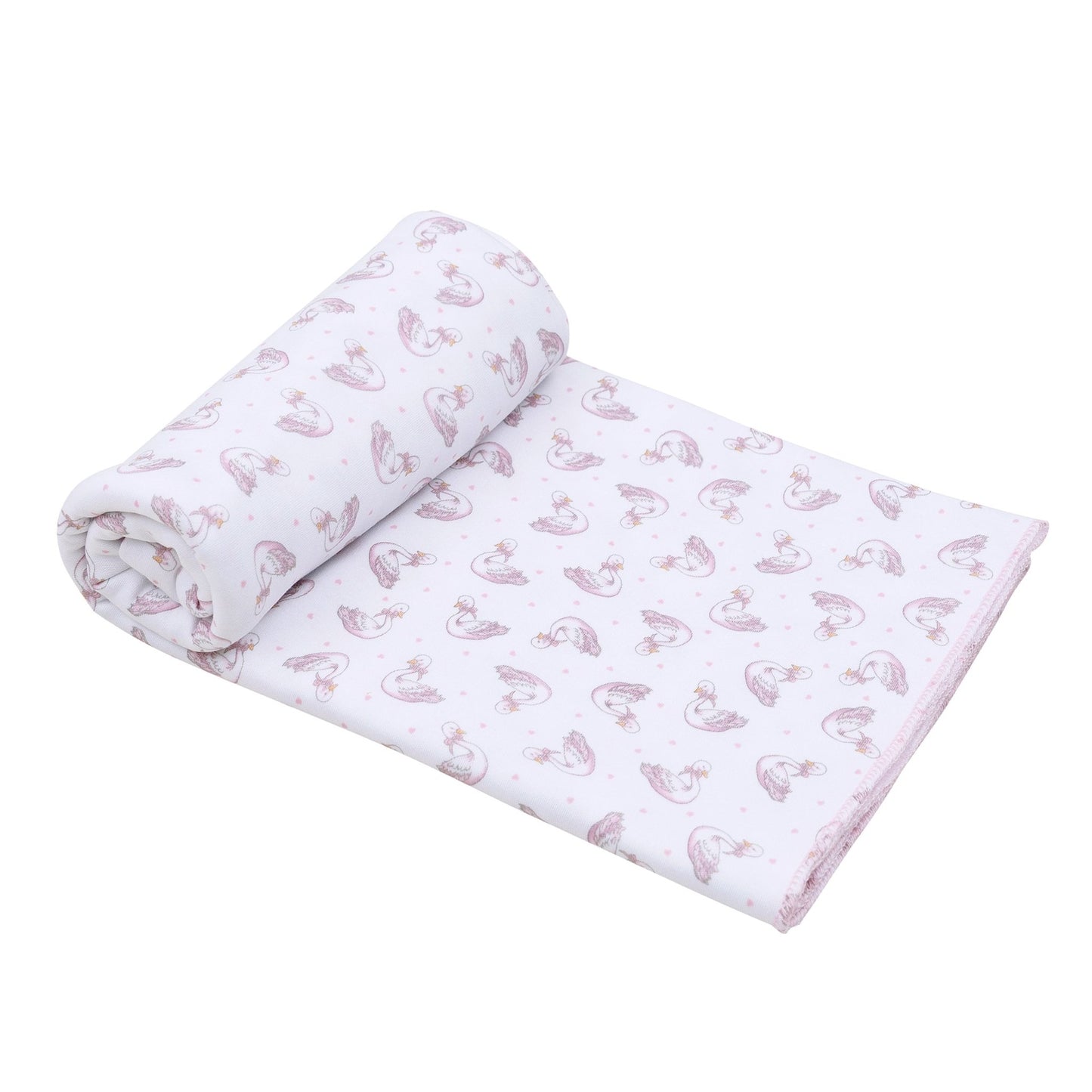 Swan Serenade Print Swaddle Blanket - Magnolia BabySwaddle Blanket