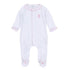Sweet Peppermint Embroidered Ruffle Footie - Magnolia BabyFootie