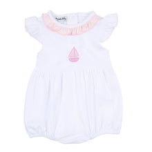  Sweet Sailing Pink Embroidered Flutters Bubble - Magnolia BabyBubble