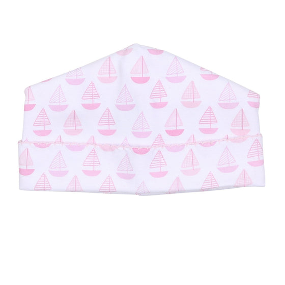 Sweet Sailing Pink Print Hat - Magnolia BabyHat