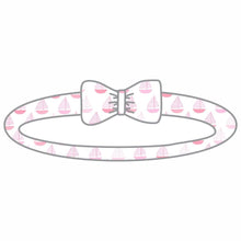  Sweet Sailing Pink Print Headband - Magnolia BabyHeadband