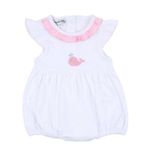  Sweet Whales Pink Embroidered Flutters Bubble - Magnolia BabyBubble