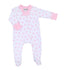 Sweet Whales Pink Print Zip Footie - Magnolia BabyFootie