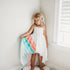 Teal Rainbow Hi - Lo Dress - Magnolia BabyDress