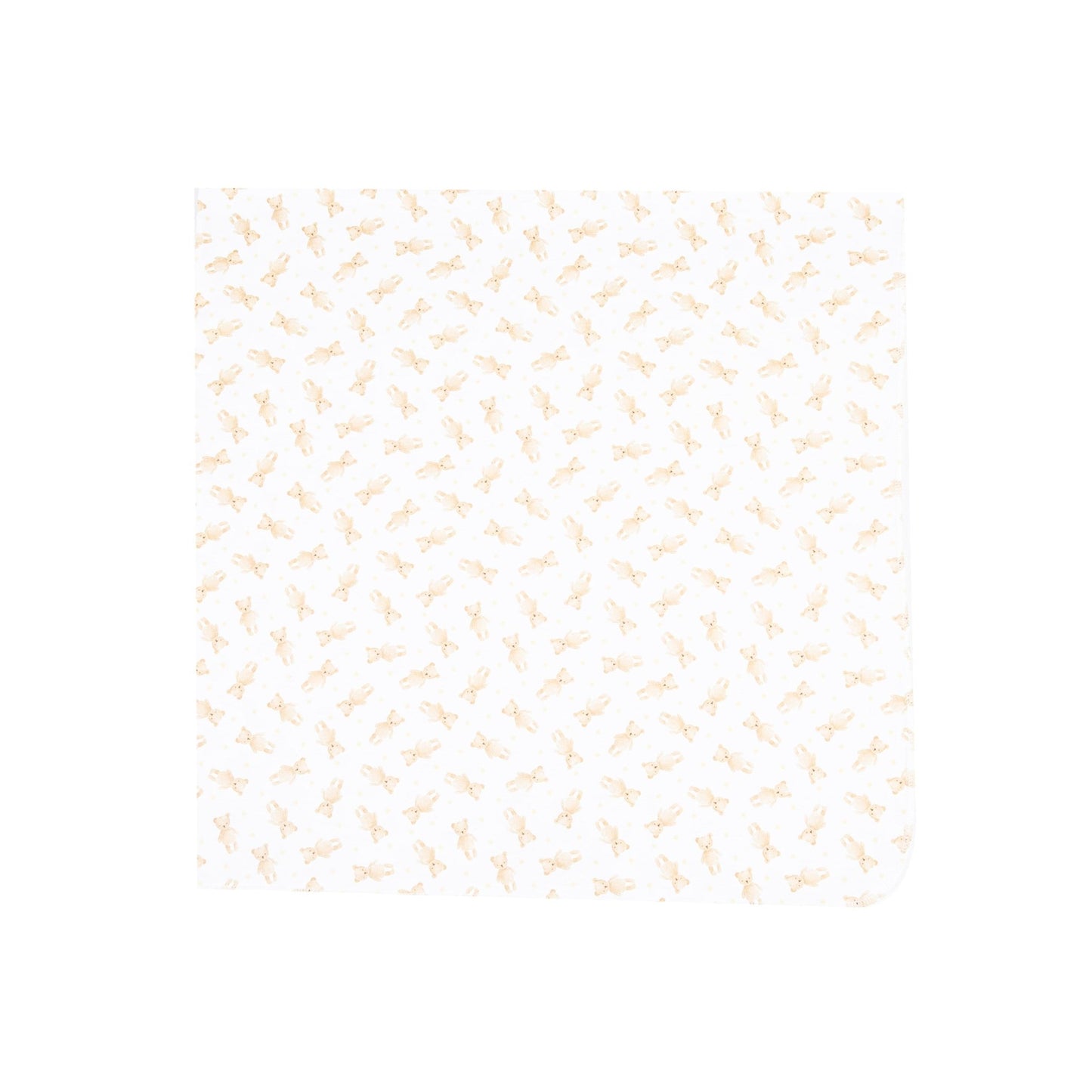 Teddy Print Swaddle Blanket - Ivory - Luna and ArloSwaddle Blanket
