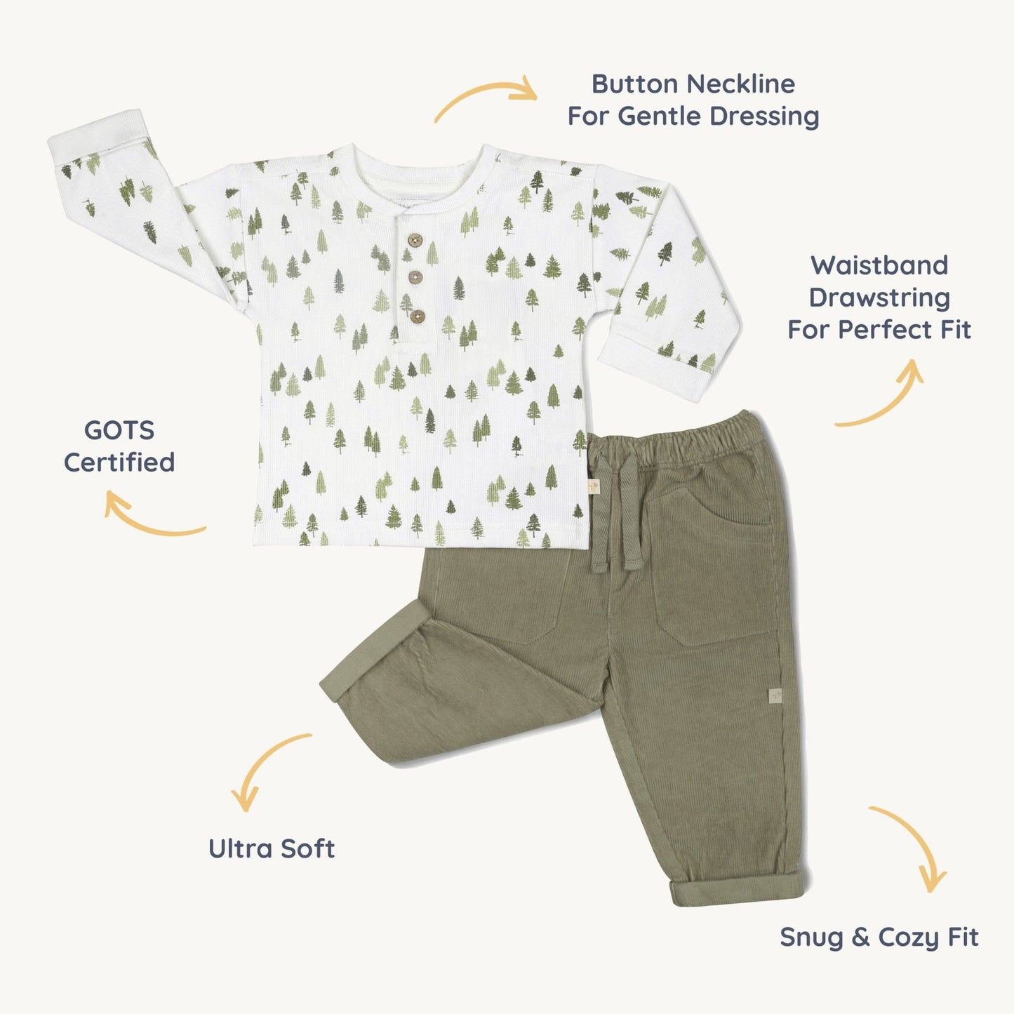 Tee & Pant Set - Alpine - Magnolia BabyPants Set