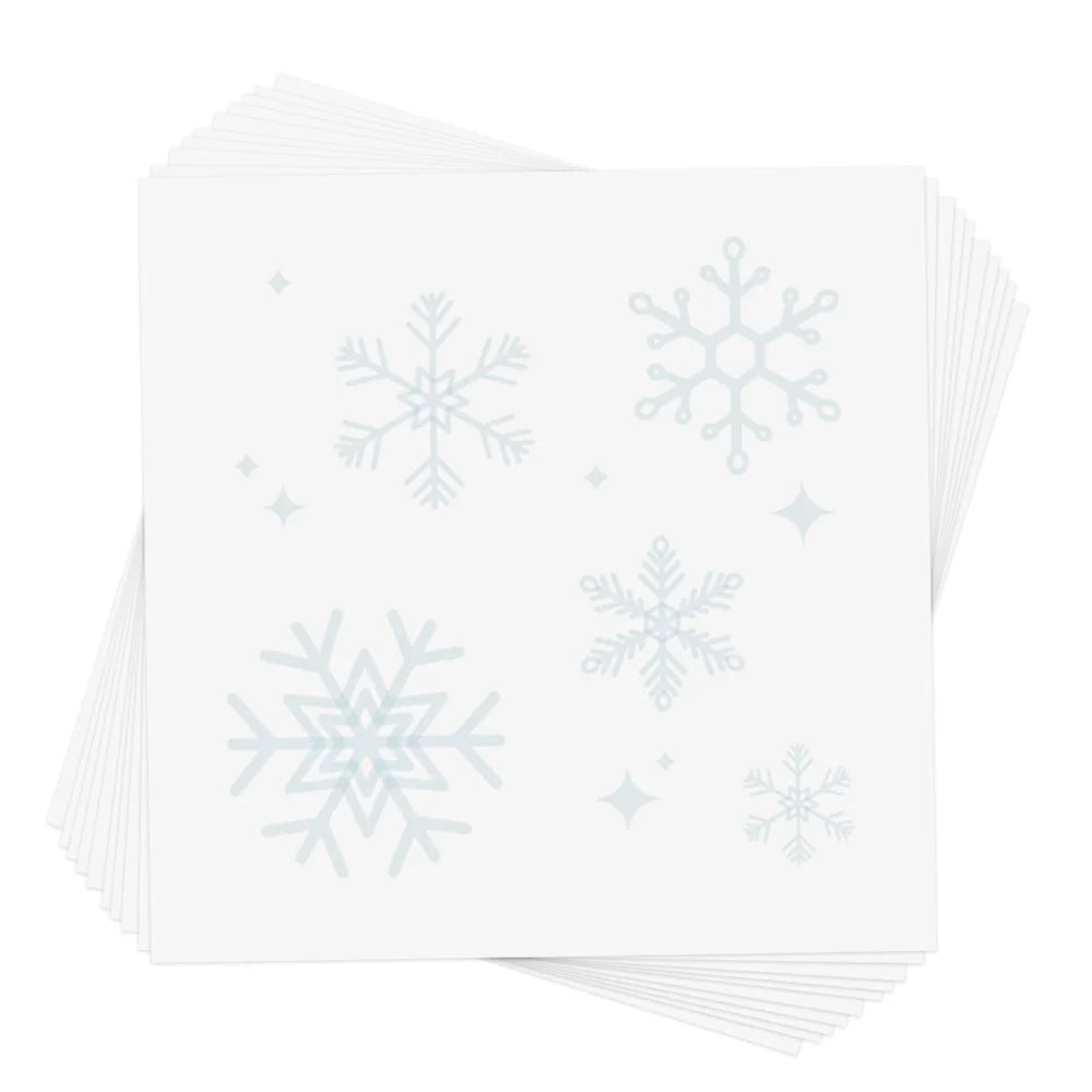 Temporary Tattoos - Glow in the Dark Snowflakes - Magnolia BabyTemporary Tattoos